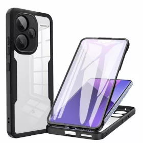   Techsuit - ColorVerse 360 tok kijelzővédővel - Xiaomi Redmi Note 13 Pro+ 5G - Fekete
