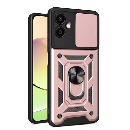 Techsuit - CamShield ütésálló tok - Samsung Galaxy A06 - Rosegold