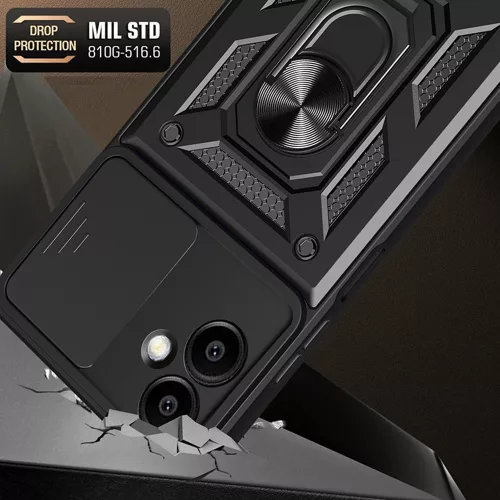 Techsuit - CamShield ütésálló tok - Samsung Galaxy A06 - Rosegold
