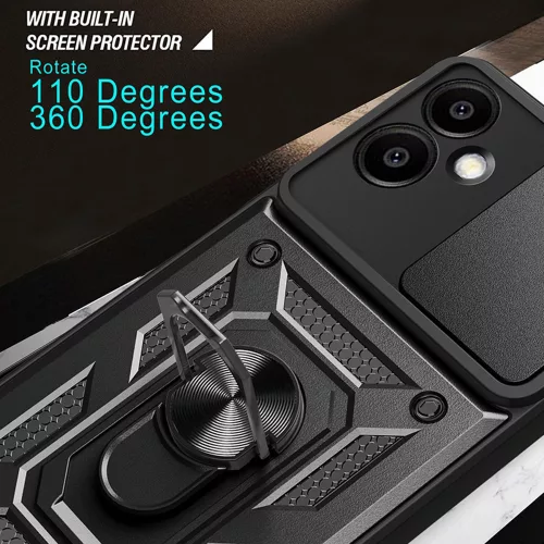 Techsuit - CamShield ütésálló tok - Samsung Galaxy A06 - Rosegold