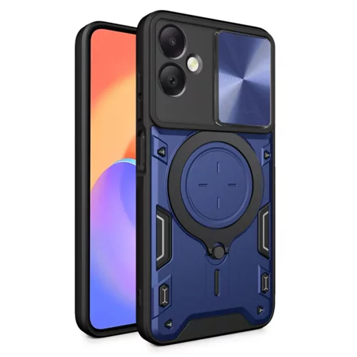 Techsuit - CamGuard Pro tok ütésálló tok - Samsung Galaxy A06 - Kék