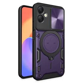   Techsuit - CamGuard Pro tok ütésálló tok - Samsung Galaxy A06 - Lila