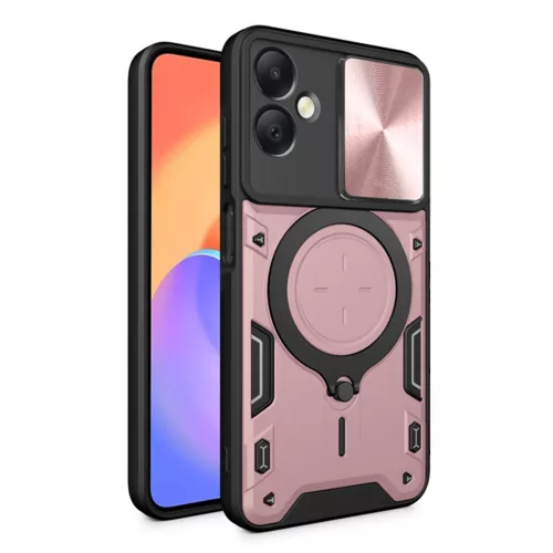 Techsuit - CamGuard Pro tok ütésálló tok - Samsung Galaxy A06 - Rosegold