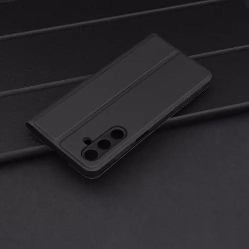 Techsuit - Magskin Book kinyitható tok - Samsung Galaxy A16 4G / A16 5G  - Fekete