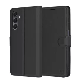   Techsuit - Leather Folio kinyitható tok - Samsung Galaxy A16 4G / A16 5G - Fekete