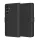 Techsuit - Leather Folio kinyitható tok - Samsung Galaxy A16 4G / A16 5G - Fekete