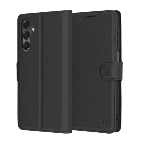 Techsuit - Leather Folio kinyitható tok - Samsung Galaxy A16 4G / A16 5G - Fekete