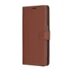 Techsuit - Leather Folio kinyitható tok - Samsung Galaxy A16 4G / A16 5G - Barna