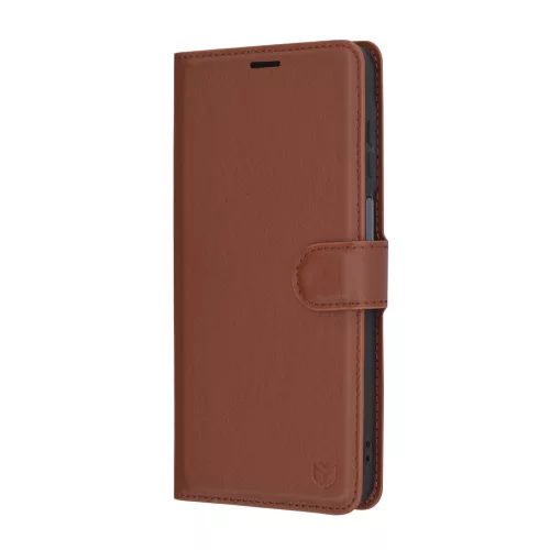 Techsuit - Leather Folio kinyitható tok - Samsung Galaxy A16 4G / A16 5G - Barna