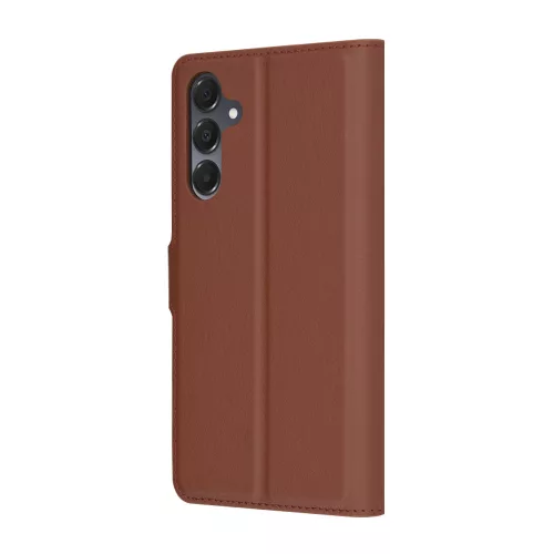 Techsuit - Leather Folio kinyitható tok - Samsung Galaxy A16 4G / A16 5G - Barna
