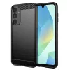 Techsuit - Carbon szilikon tok - Samsung Galaxy A16 4G / A16 5G - Fekete