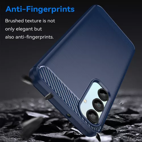 Techsuit - Carbon szilikon tok - Samsung Galaxy A16 4G / A16 5G - Kék