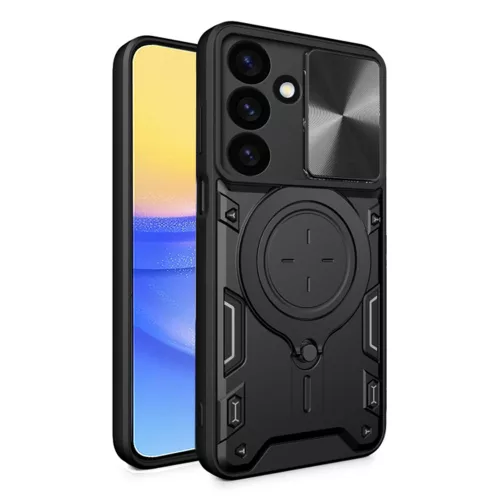 Techsuit - CamGuard Pro tok ütésálló tok - Samsung Galaxy A16 4G / A16 5G - Fekete