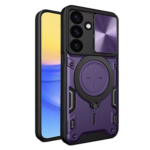 Techsuit - CamGuard Pro tok ütésálló tok - Samsung Galaxy A16 4G / A16 5G - Lila