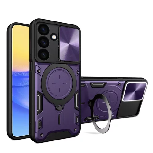 Techsuit - CamGuard Pro tok ütésálló tok - Samsung Galaxy A16 4G / A16 5G - Lila