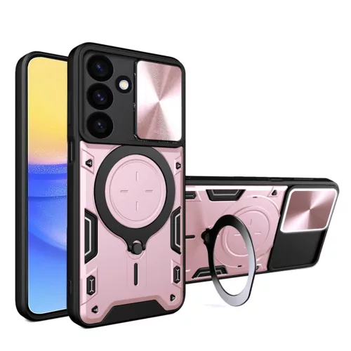 Techsuit - CamGuard Pro tok ütésálló tok - Samsung Galaxy A16 4G / A16 5G - Rosegold