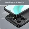 Techsuit - Carbon szilikon tok - Honor X6b - Fekete