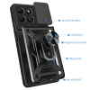 Techsuit - CamShield ütésálló tok - Honor X6b - Fekete