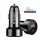 Techsuit - Car Charger Premium (TE-P31) - USB QC3.0 18W, Type-C PD30W, Total 48W, LED Light - Black