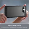 Techsuit - Carbon szilikon tok - OnePlus Nord 4 - Fekete