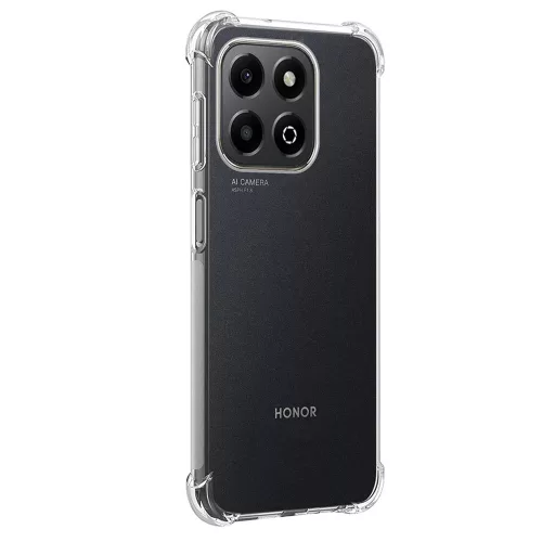 Techsuit - Shockproof Átlátszó Ütésálló Szilikon tok - Honor X6b - Átlátszó