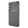 Techsuit - CarbonFiber szilikon tok - Samsung Galaxy A16 4G / A16 5G - Fekete