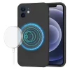 Techsuit - SoftFlex MagSafe tok - iPhone 12 - Fekete