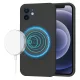 Techsuit - SoftFlex MagSafe tok - iPhone 12 - Fekete