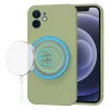 Techsuit - SoftFlex MagSafe tok - iPhone 12 - Matcha zöld