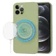 Techsuit - SoftFlex MagSafe tok - iPhone 12 Pro - Matcha zöld
