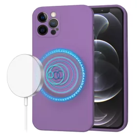 Techsuit - SoftFlex MagSafe tok - iPhone 12 Pro - Lila