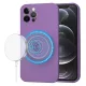 Techsuit - SoftFlex MagSafe tok - iPhone 12 Pro - Lila