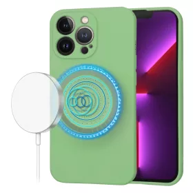 Techsuit - SoftFlex MagSafe tok - iPhone 13 Pro - Mentazöld