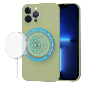   Techsuit - SoftFlex MagSafe tok - iPhone 13 Pro Max - Matcha zöld