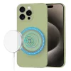 Techsuit - SoftFlex MagSafe tok - iPhone 15 Pro Max - Matcha zöld