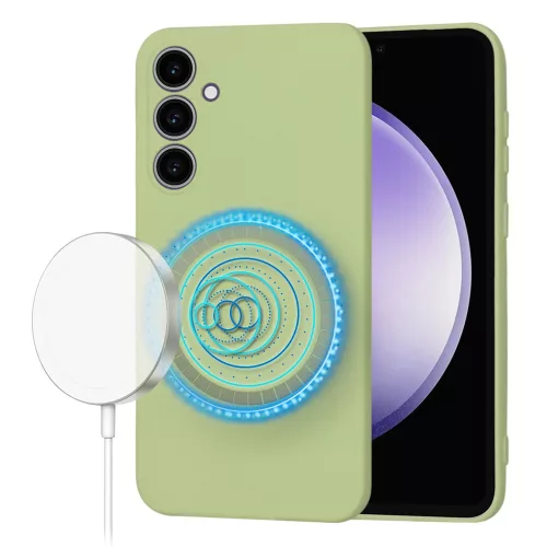 Techsuit - SoftFlex MagSafe tok - Samsung Galaxy S23 FE - Matcha zöld