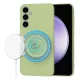 Techsuit - SoftFlex MagSafe tok - Samsung Galaxy S23 FE - Matcha zöld