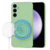 Techsuit - SoftFlex MagSafe tok - Samsung Galaxy S23 FE - Mentazöld