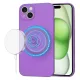 Techsuit - SoftFlex MagSafe tok - iPhone 15 Plus - Lila