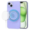 Techsuit - SoftFlex MagSafe tok - iPhone 15 Plus - Világoslila