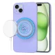 Techsuit - SoftFlex MagSafe tok - iPhone 15 Plus - Világoslila