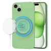 Techsuit - SoftFlex MagSafe tok - iPhone 15 Plus - Mentazöld
