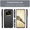 Techsuit - Carbon szilikon tok - Realme 13 Pro / 13 Pro+ - Fekete