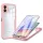 Techsuit - ColorVerse 360 tok kijelzővédővel - Samsung Galaxy A06 4G - Rózsaszín