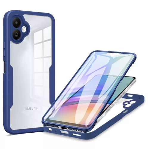Techsuit - ColorVerse 360 tok kijelzővédővel - Samsung Galaxy A06 4G - Kék