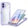 Techsuit - ColorVerse 360 tok kijelzővédővel - Samsung Galaxy A06 4G - Lila