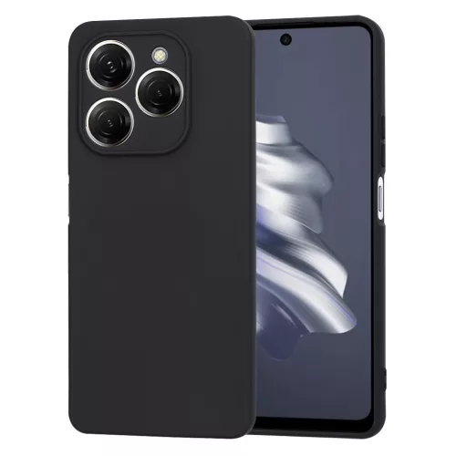 Techsuit - SoftFlex szilikon tok - Tecno Spark 20 Pro - Fekete
