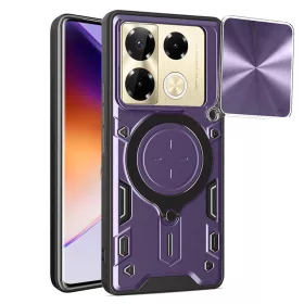   Techsuit - CamGuard Pro tok ütésálló tok - Infinix Note 40 Pro+ - Lila
