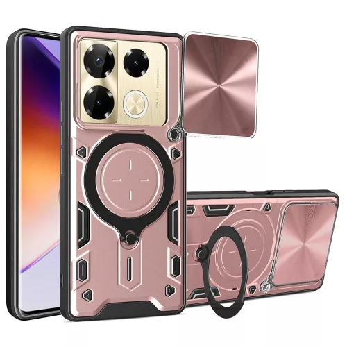 Techsuit - CamGuard Pro tok ütésálló tok - Infinix Note 40 Pro+ - Rosegold