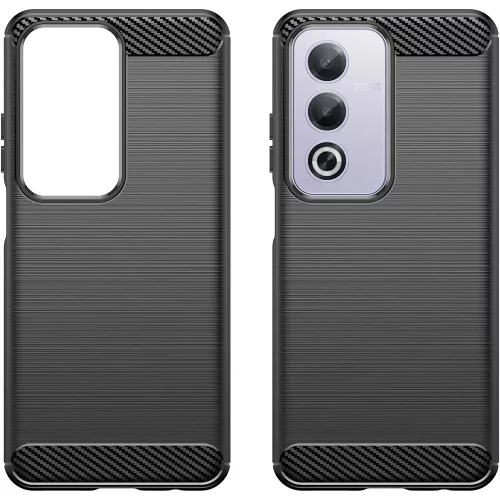 Techsuit - Carbon szilikon tok - Oppo A80 5G - Fekete